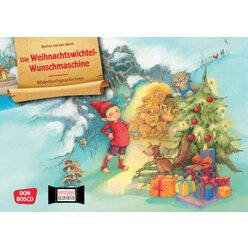 Die Weihnachtswichtel-Wunschmaschine. Kamishibai Bildkartenset