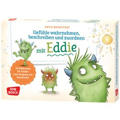 Gefhle wahrnehmen, beschreiben und zuordnen mit Eddie, Kartensatz, ab 5 Jahre