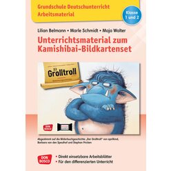 Grundschule Deutschunterricht. Unterrichtsmaterial zum Kamishibai-Bildkartenset: Der Grolltroll, 1.-2. Klasse