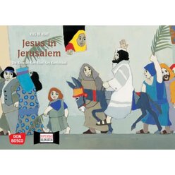 Jesus in Jerusalem. Kamishibai Bildkartenset, ab 4 Jahre