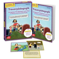 Kinderschutz: Trauerpdagogik, Paket mit Buch und Bildkarten