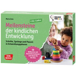 Meilensteine der kindlichen Entwicklung, Bildkarten, 0-3 Jahre