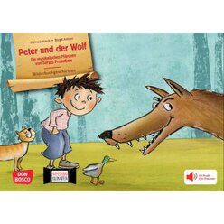 Peter und der Wolf. Ein musikalisches Mrchen von Sergej Prokofjew. Kamishibai Bildkartenset, 3-8 Jahre