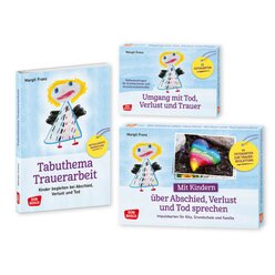 Tabuthema Trauerarbeit, Paket mit Handbuch und zwei Kartensets,