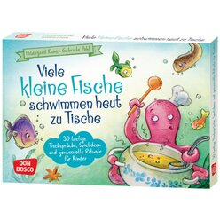 Viele kleine Fische schwimmen heut zu Tische, Kartensatz, 3-7 Jahre