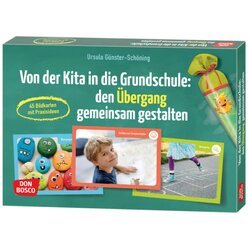 Von der Kita in die Grundschule: den bergang gemeinsam gestalten, 45 Bildkarten mit Praxisideen, 5-7 Jahre