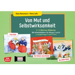 Von Mut und Selbstwirksamkeit - Kamishibai-Bildkarten mit Arbeitsblttern fr Klasse 3 und 4. Kamishibai Bildkartenset