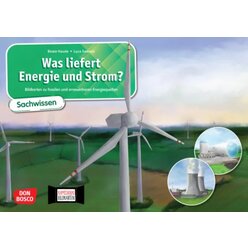 Was liefert Energie und Strom? Kamishibai Bildkartenset, 8-10 Jahre