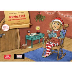 Wichtel Emil und der Weihnachtswirbel. Kamishibai Bildkartenset, ab 3 Jahre