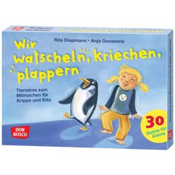 Wir watscheln, kriechen, plappern, Kartensatz, 1-4 Jahre