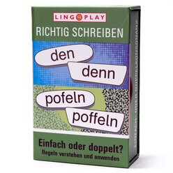 Richtig schreiben: Einfach oder doppelt?, Kartenspiel, ab 9 Jahre