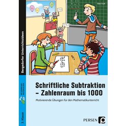 Schriftliche Subtraktion - Zahlenraum bis 1000, Buch, 3. Klasse