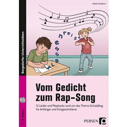 Vom Gedicht zum Rap-Song, Buch inkl. CD, 2.-4. Klasse