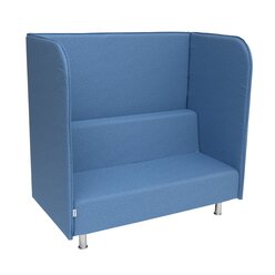 xilent Schallschutzsofa, trkis-grn, Sitzhhe 38 cm