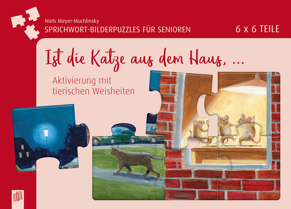 Ist die Katze aus dem Haus..., SprichwortBilderpuzzles