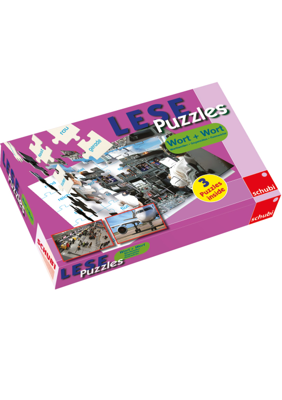 Lese-Puzzles-Gegensaetze